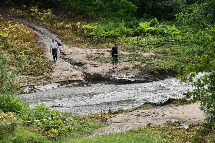 Последствия прорыва дамбы в Рузе