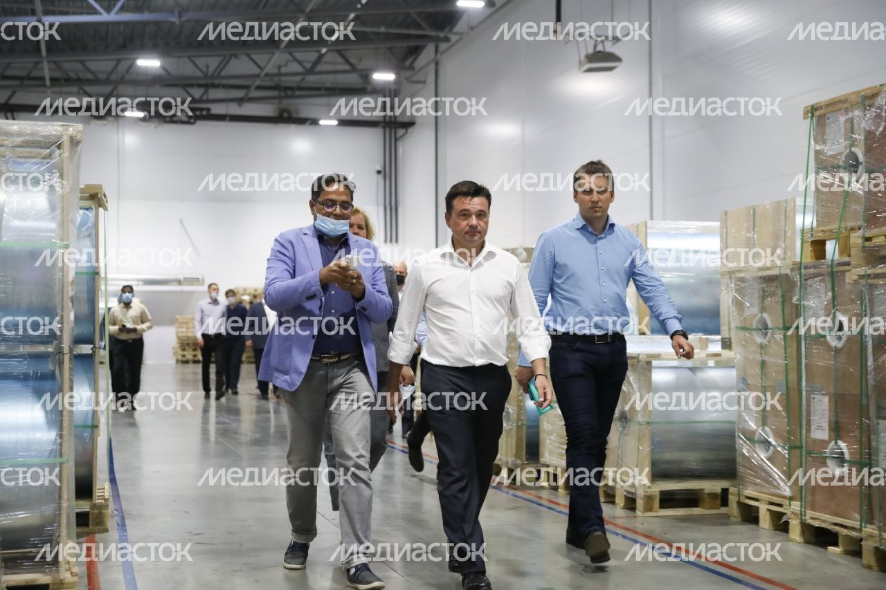 Встреча Губернатора Подмосковья с управляющим директором «Uflex Group» Ашоком Чатурведи