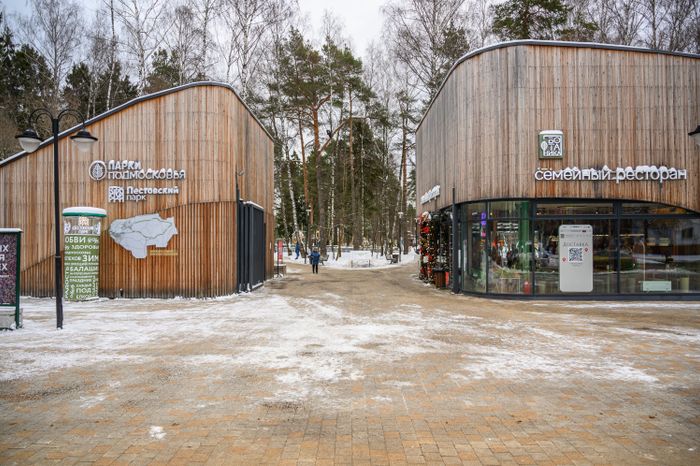 Зимний Пестовский парк в Балашихе