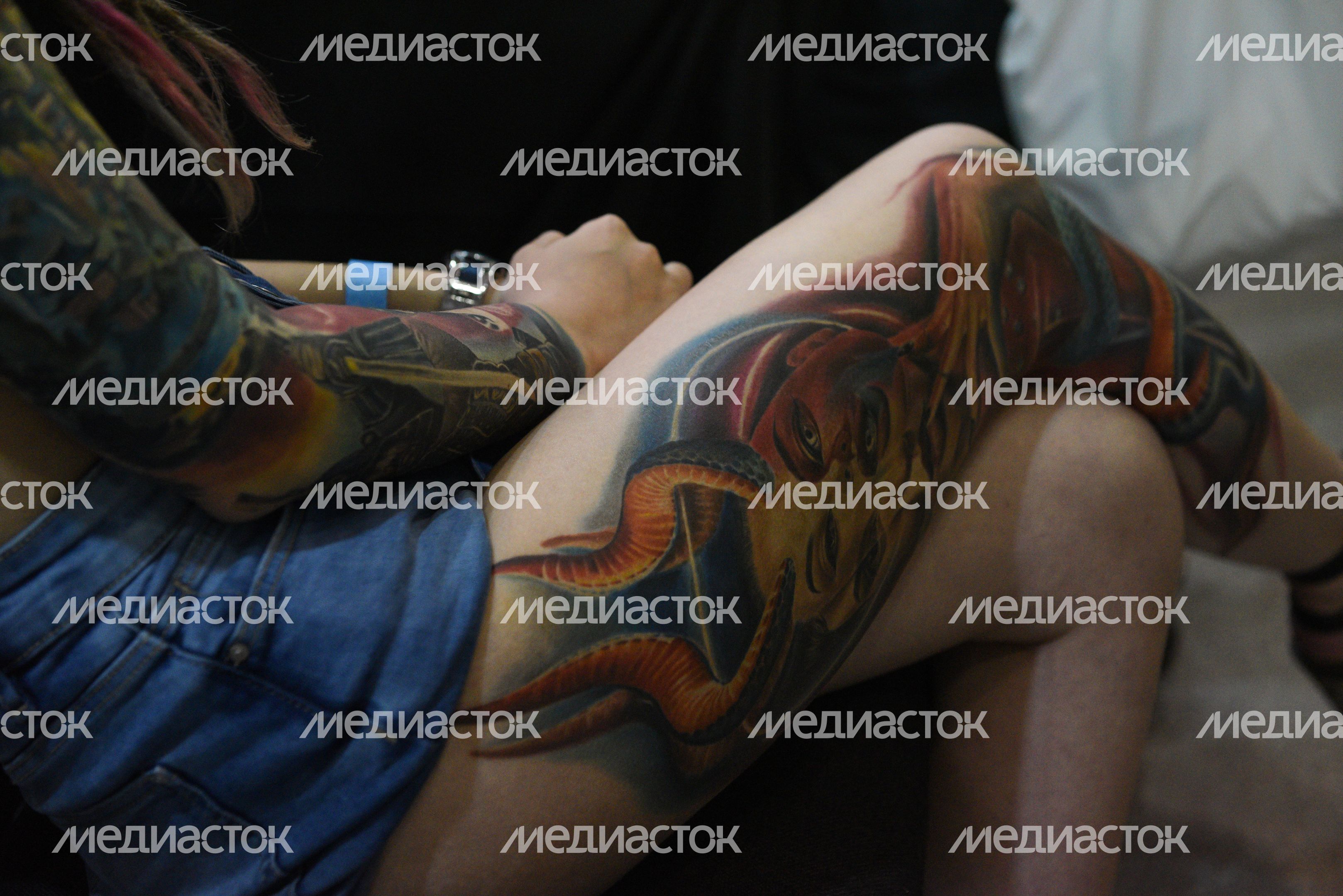 Открытие фестиваля «Russian Tattoo Expo» в Москве
