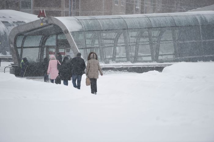 Рекордный снегопад в Москве и Подмосковье