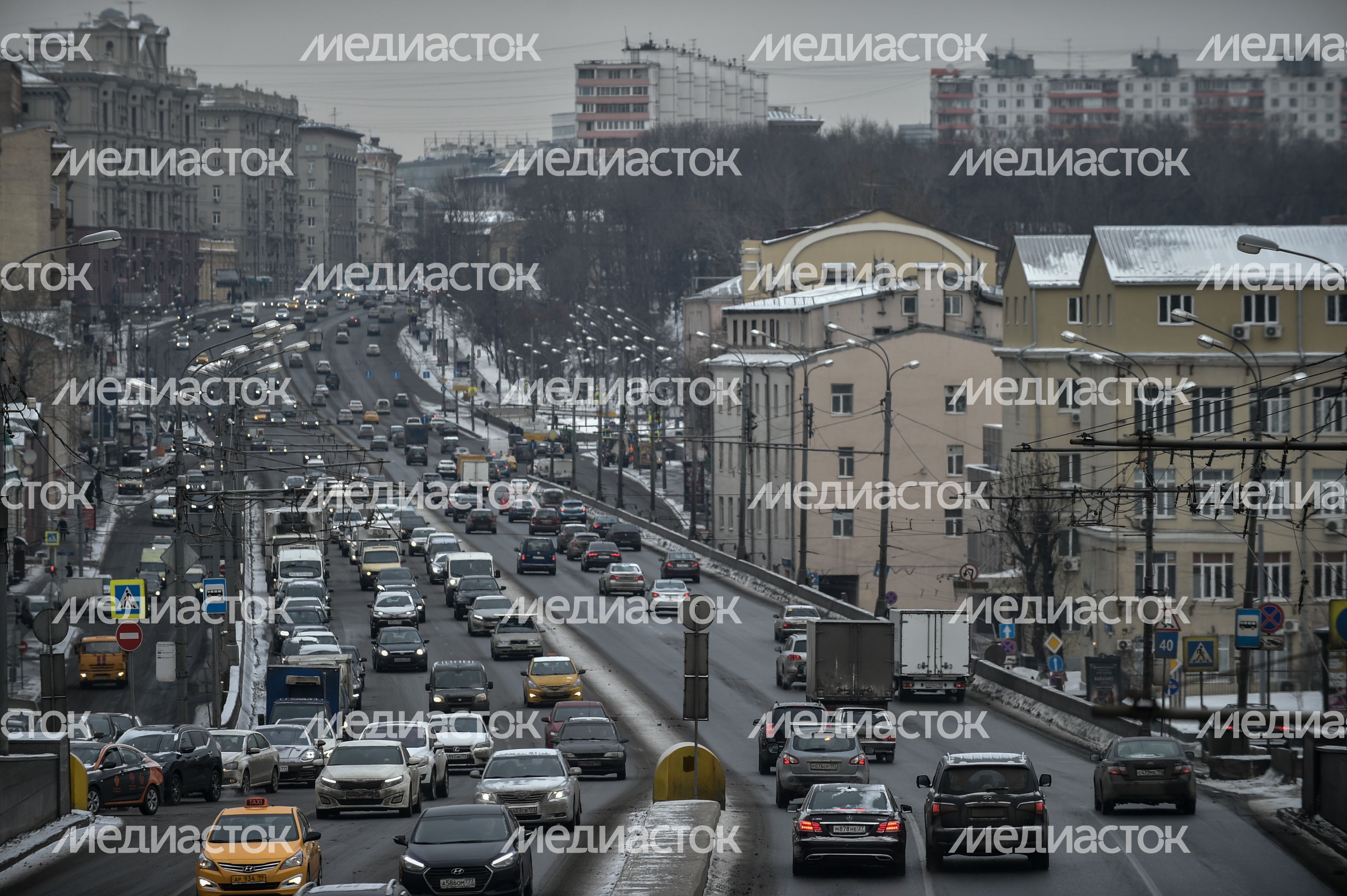 Дорожная ситуация в Москве