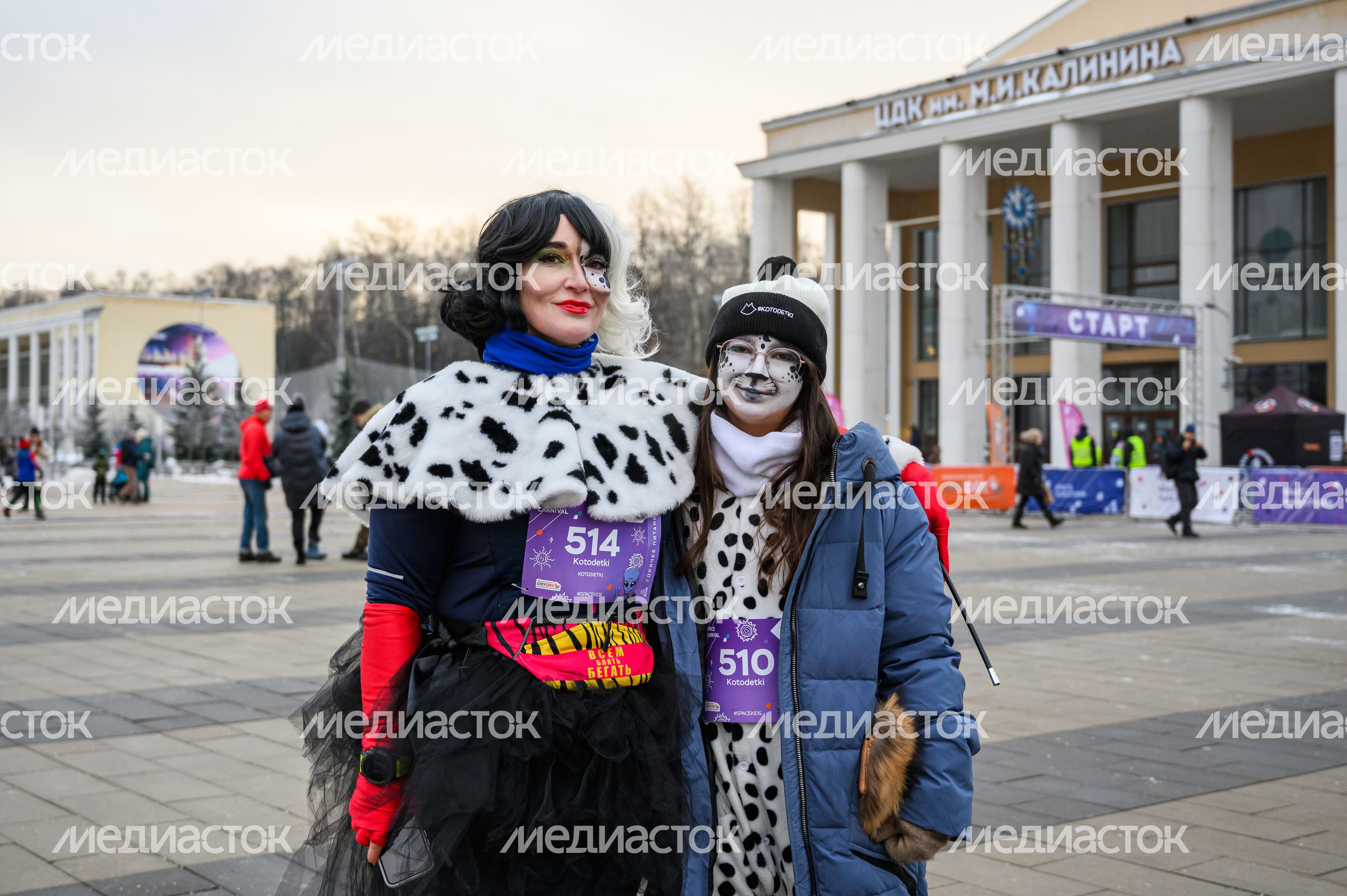 Новогодний забег в карнавальных костюмах Space Carnival 2024 в Королеве Новогодний забег в карнавальных костюмах Space Carnival 2024 в Королеве