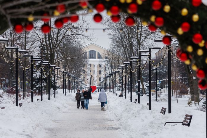 Электросталь. Зимние виды города