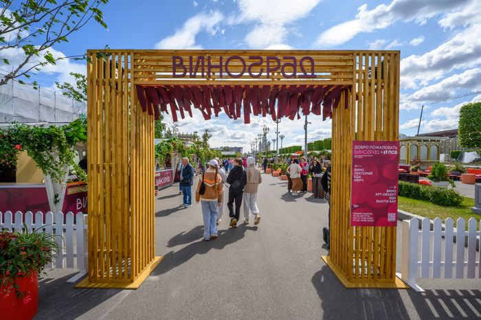 Продукция российских виноделен на фестивале «Виноград»