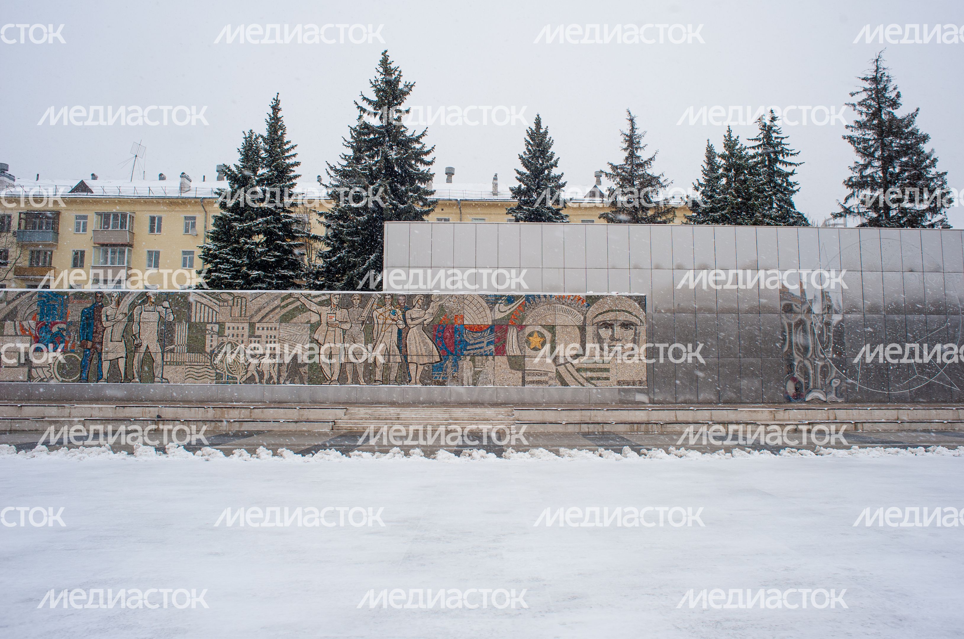 Зимние виды города Королёв