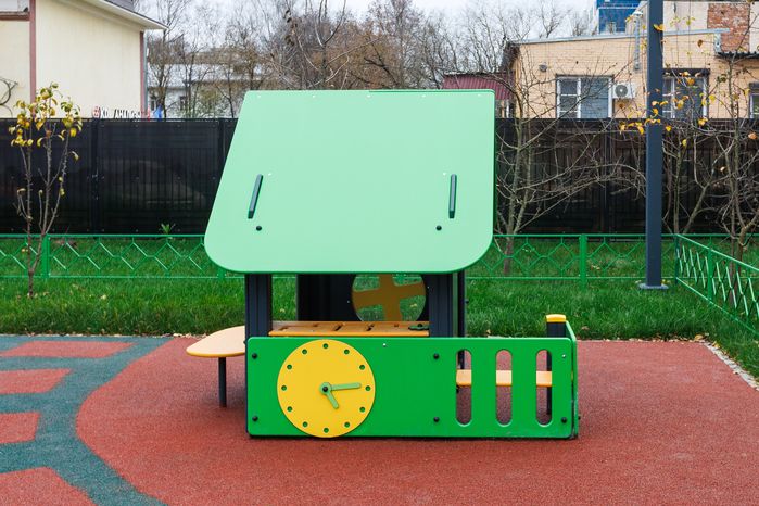 Игровая площадка детского сада «Малыш» после капитального ремонта в Щелково