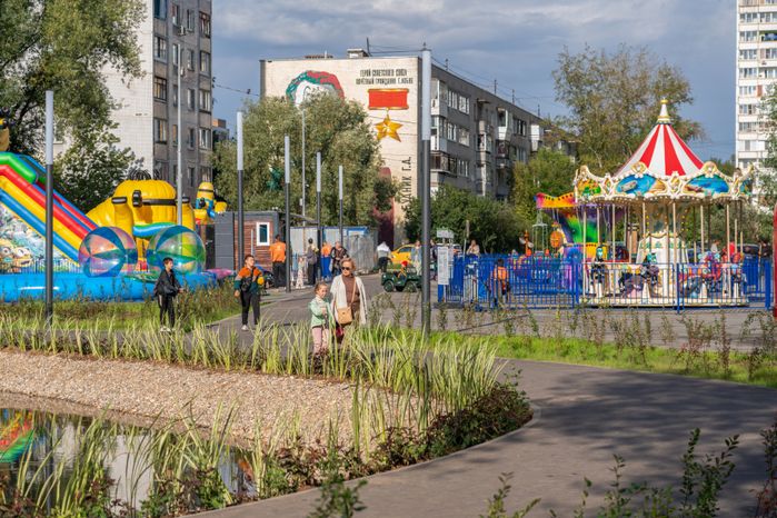 Центральный парк культуры и отдыха  в Лобне
