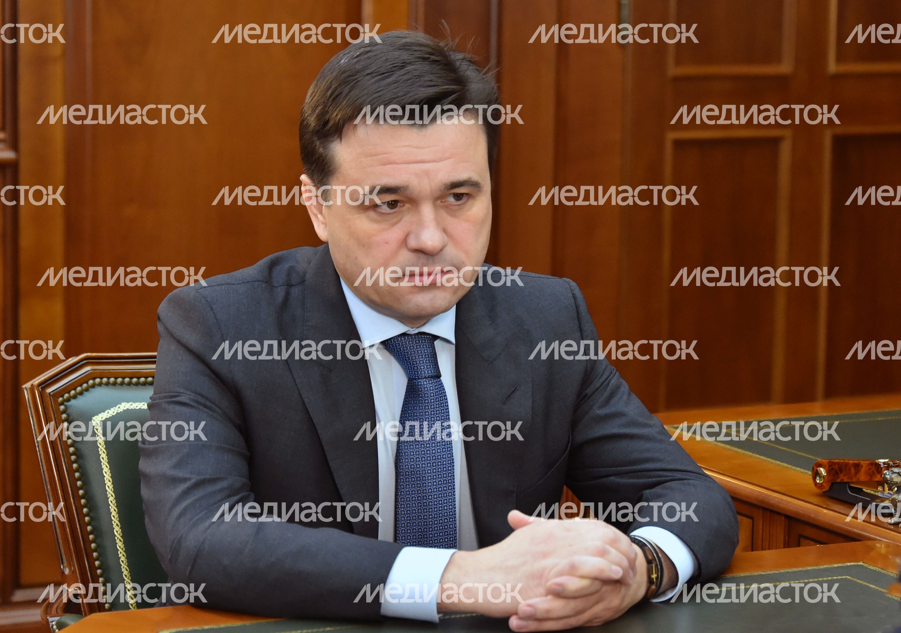 А. Воробьев провел рабочую встречу с главой Красногорского района