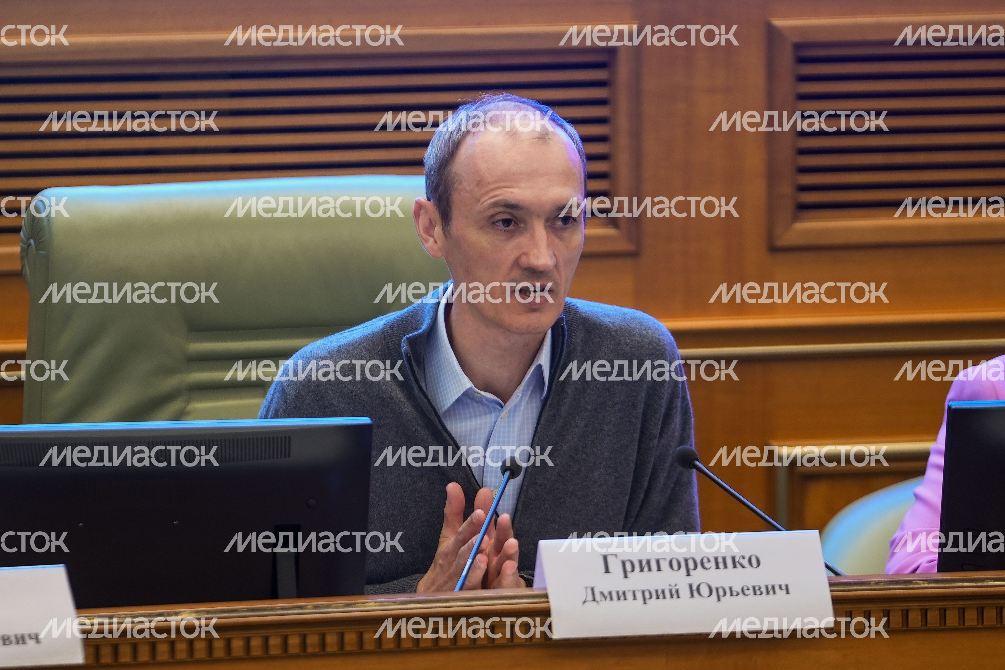 Дмитрий Григоренко на заседании подкомиссии по цифровизации Дмитрий Григоренко на заседании подкомиссии по цифровизации