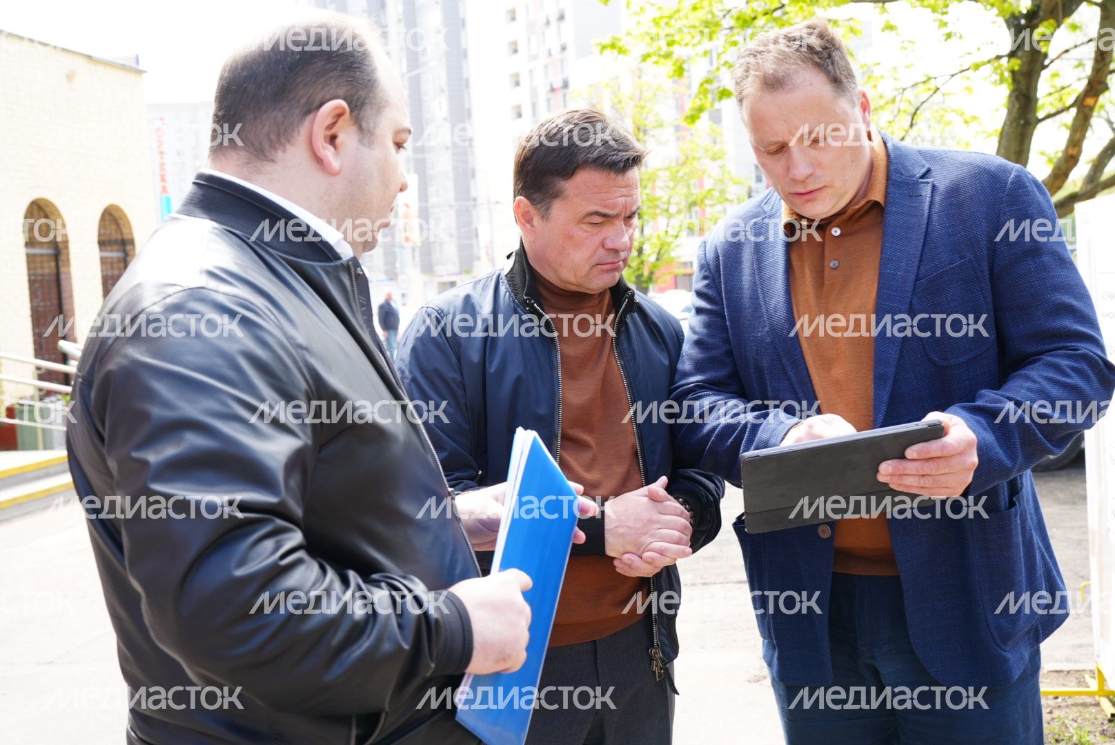 Проверка губернатором ремонта теплосетей в Химках