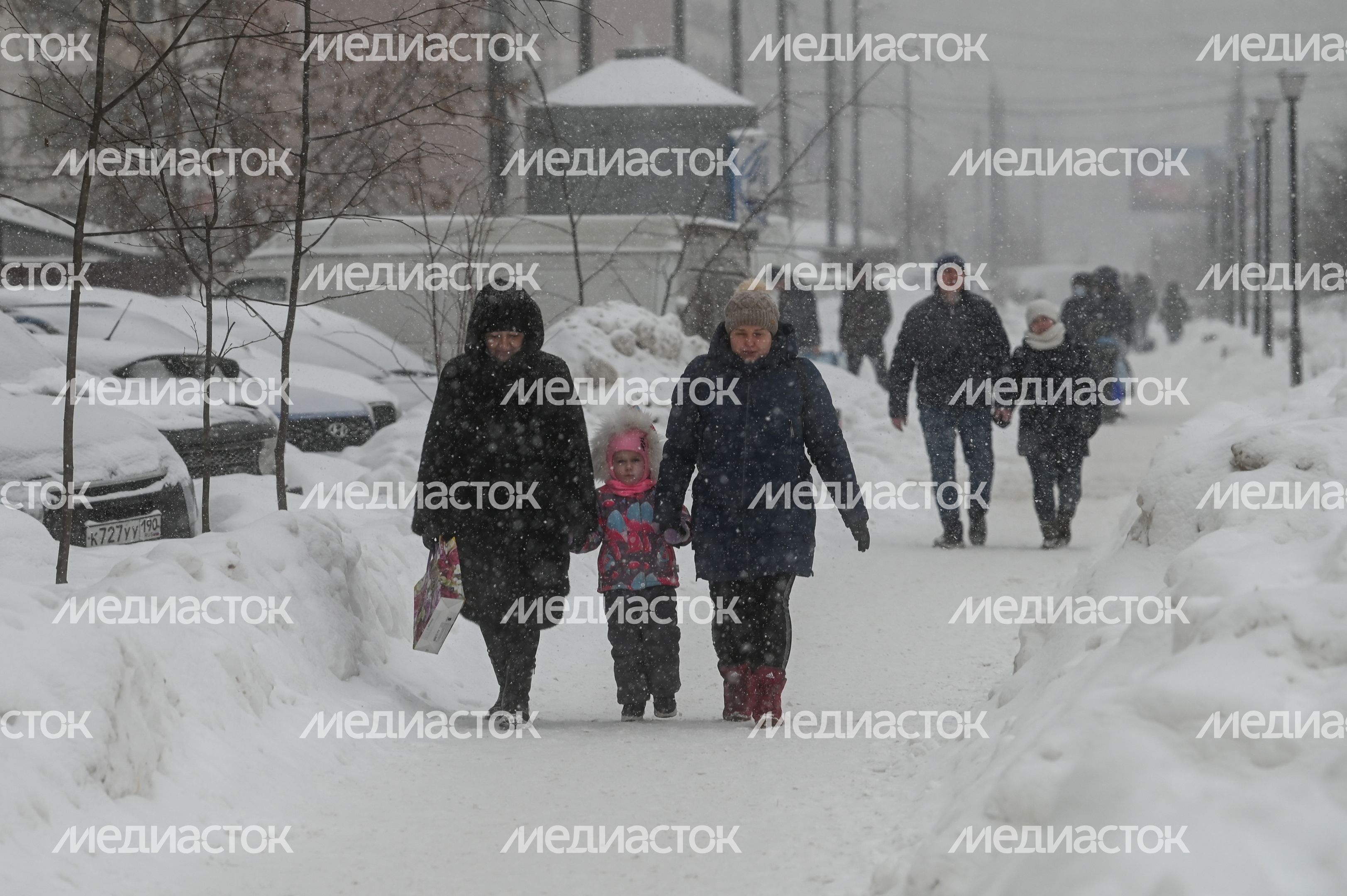 Снегопад в Люберцах