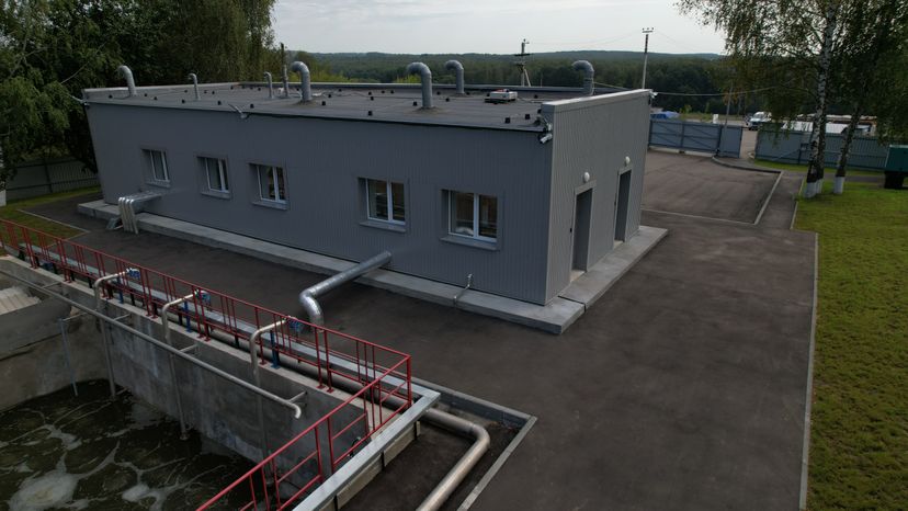 Капитальный ремонт очистных сооружений в Зарайском округе