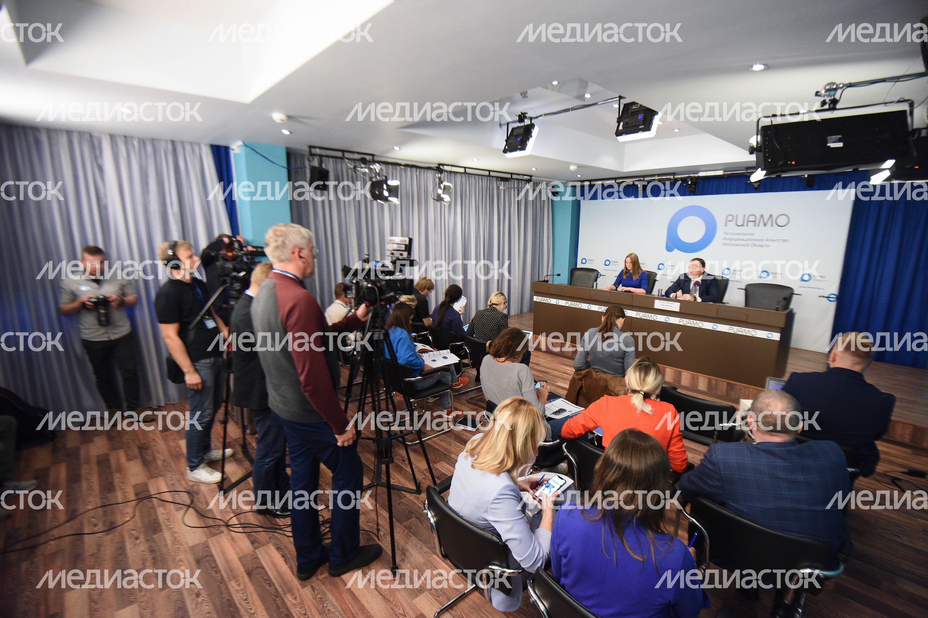 Пресс-конференция председателя Московской областной думы Игоря Брынцалова