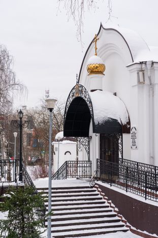Краснознаменск. Виды города. Зима