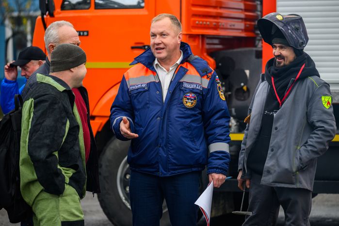 Начальник АВР Московской областной специализированной аварийно-восстановительной службы Дмитрий Лебедев