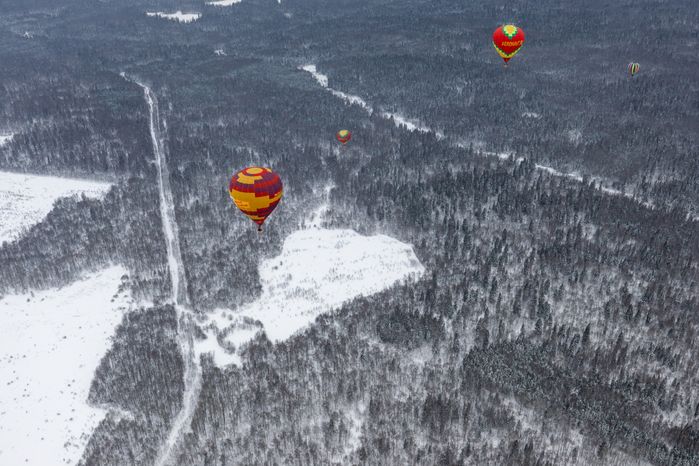 Фестиваль воздухоплавания «Яблоки на снегу» в Дмитровском округе