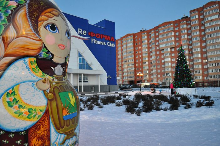 Новогодние декорации в Шатуре
