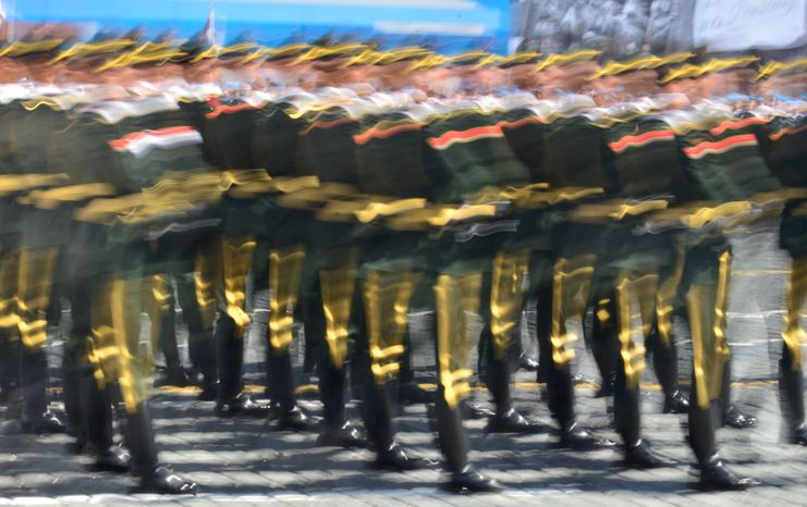 Генеральная репетиция парада Победы на Красной площади