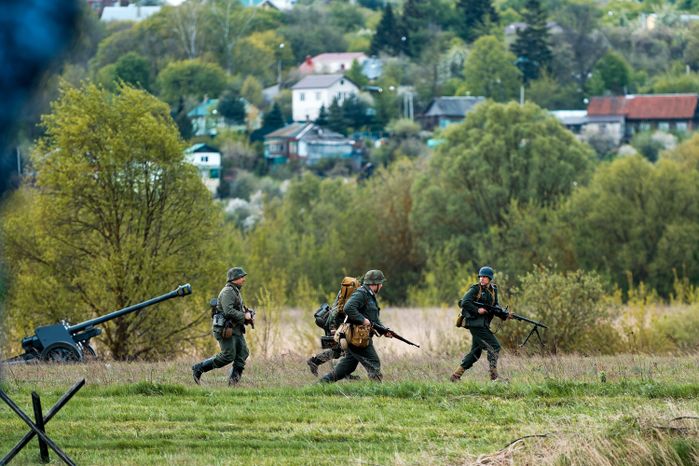 XIX Военно-исторический фестиваль "Огненная дуга" в Ступино