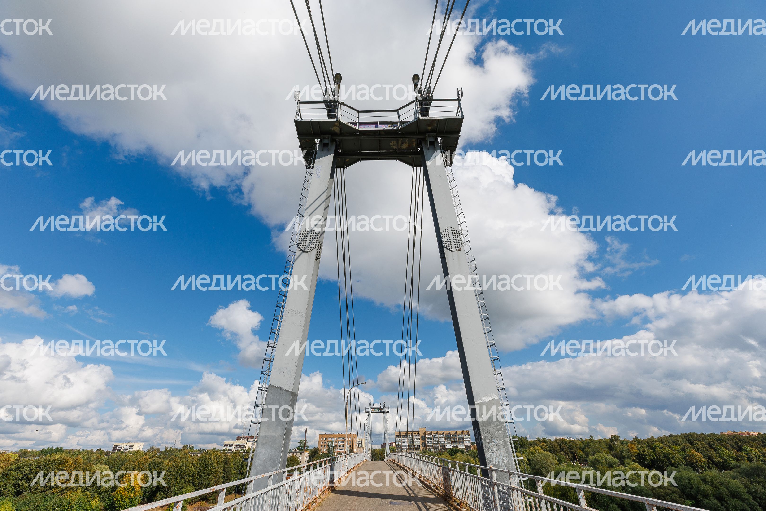 Новлянский пешеходный мост в городе Воскресенск Новлянский пешеходный мост в городе Воскресенск