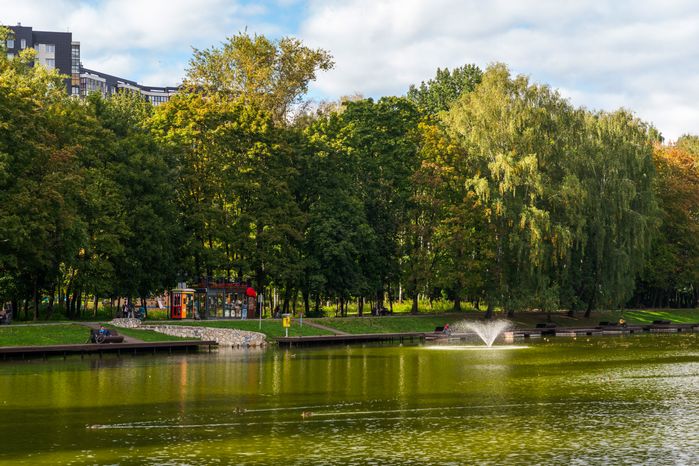 Парк культуры и отдыха «Ивановские пруды» в Красногорске летом