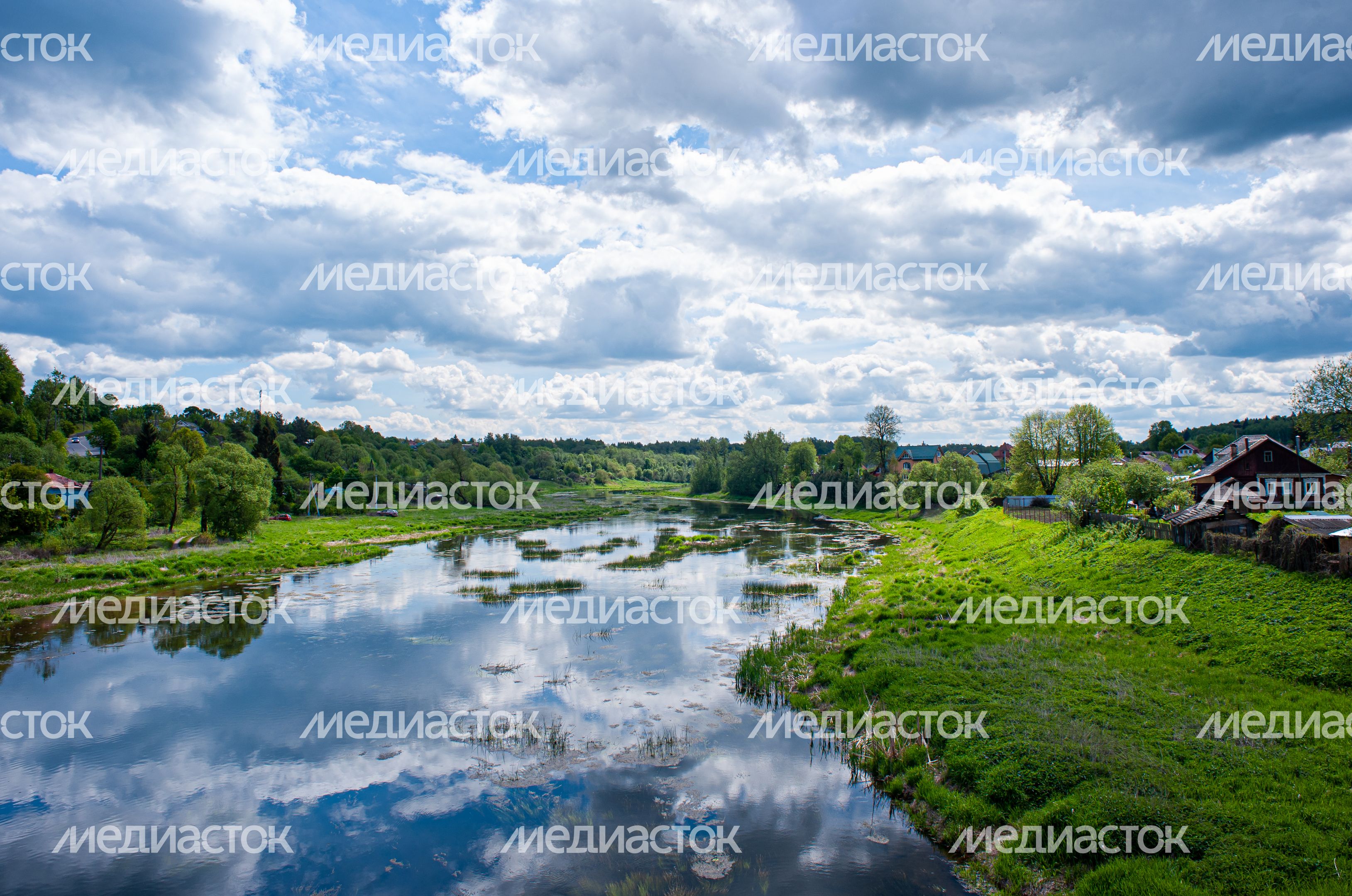 Весенние виды города Руза