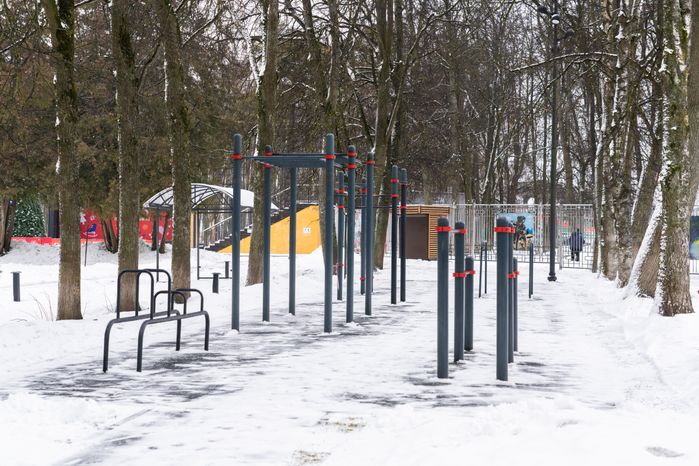 Зимний Центральный парк имени В.В. Воровского в Наро-Фоминске