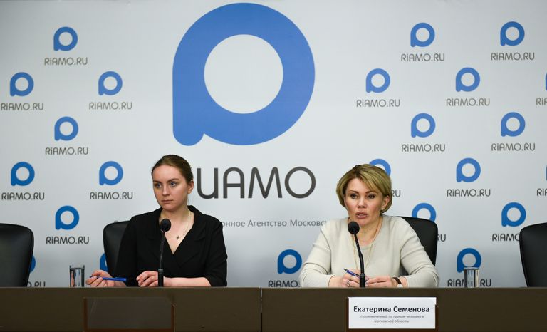 Пресс-конференция уполномоченного по правам человека в Подмосковье Екатерины Семеновой