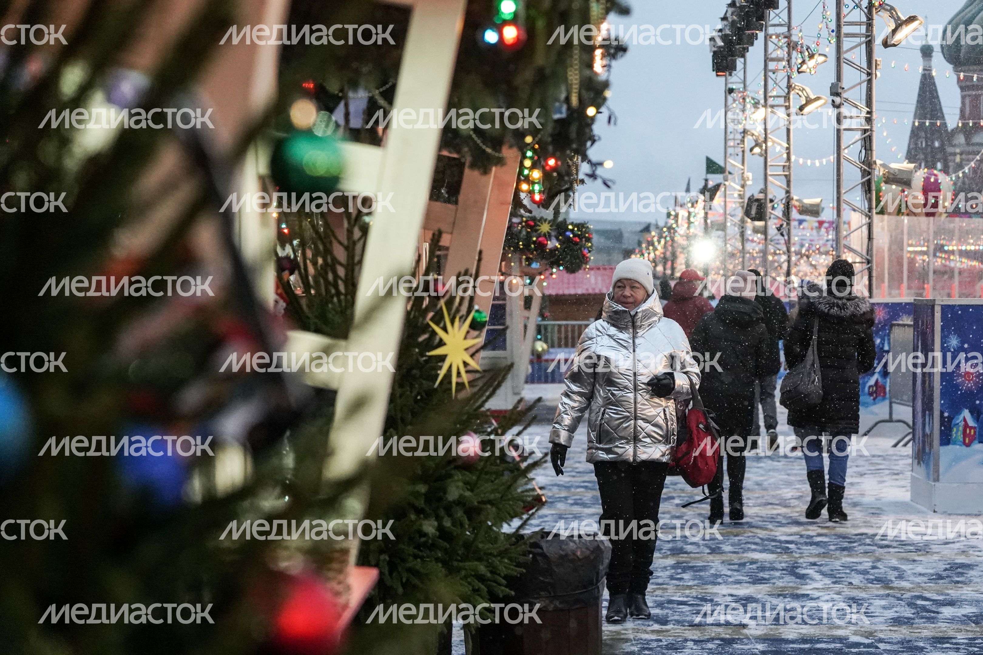 Снегопад в Москве