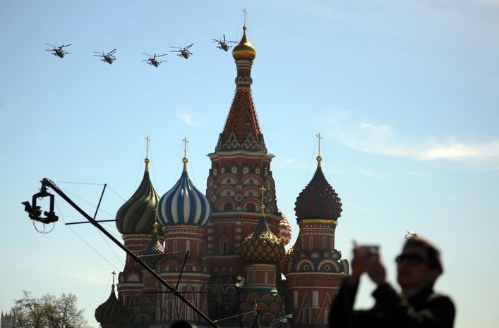 Генеральная репетиция парада Победы на Красной площади