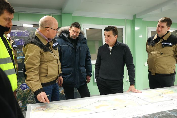 Андрей Воробьев проверил строительство Мытищинской хорды