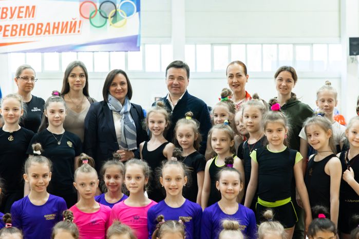 Посещение дворца спорта в Чехове Губернатором Подмосковья