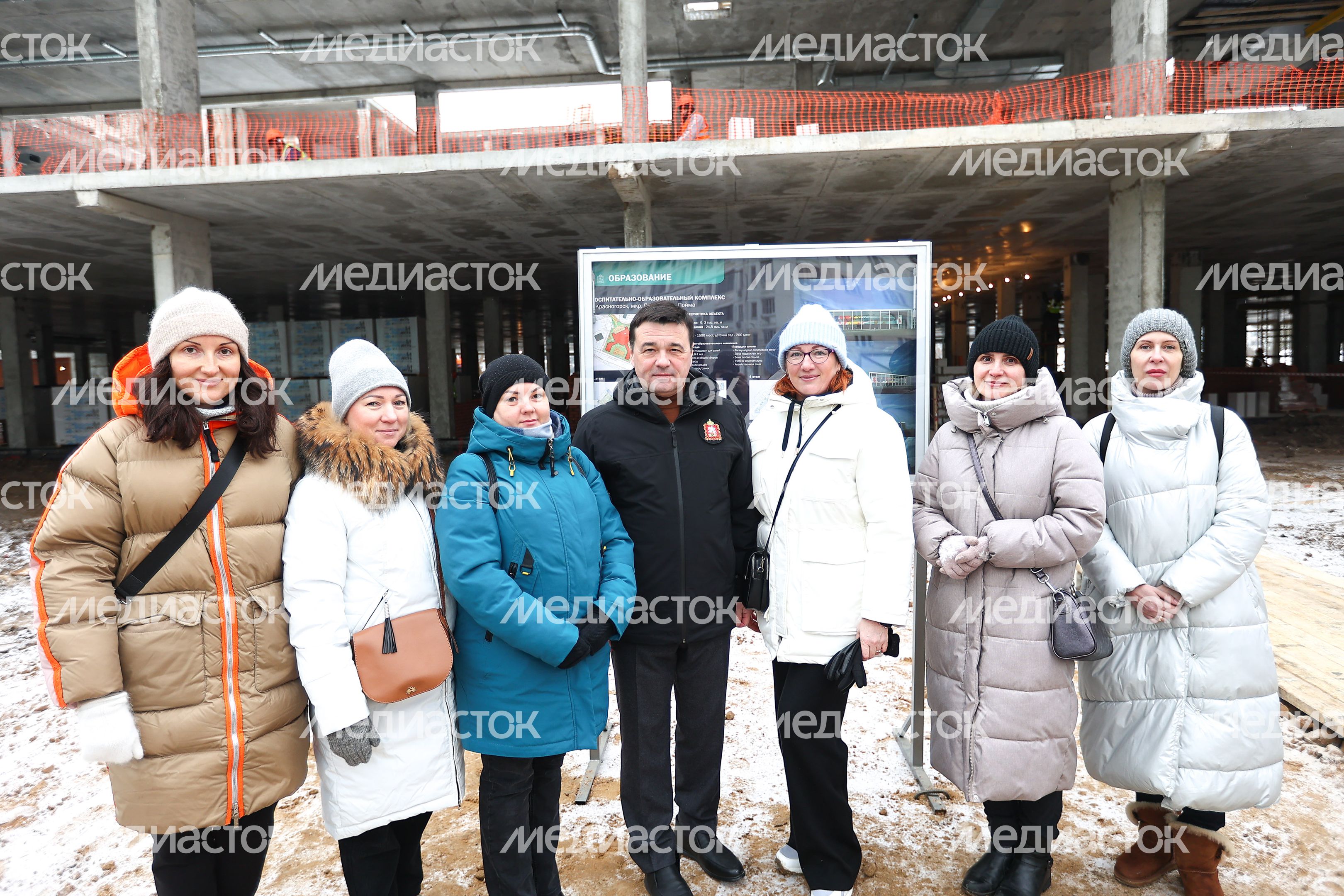 Проверка губернатором образовательного комлекса в Красногорске​