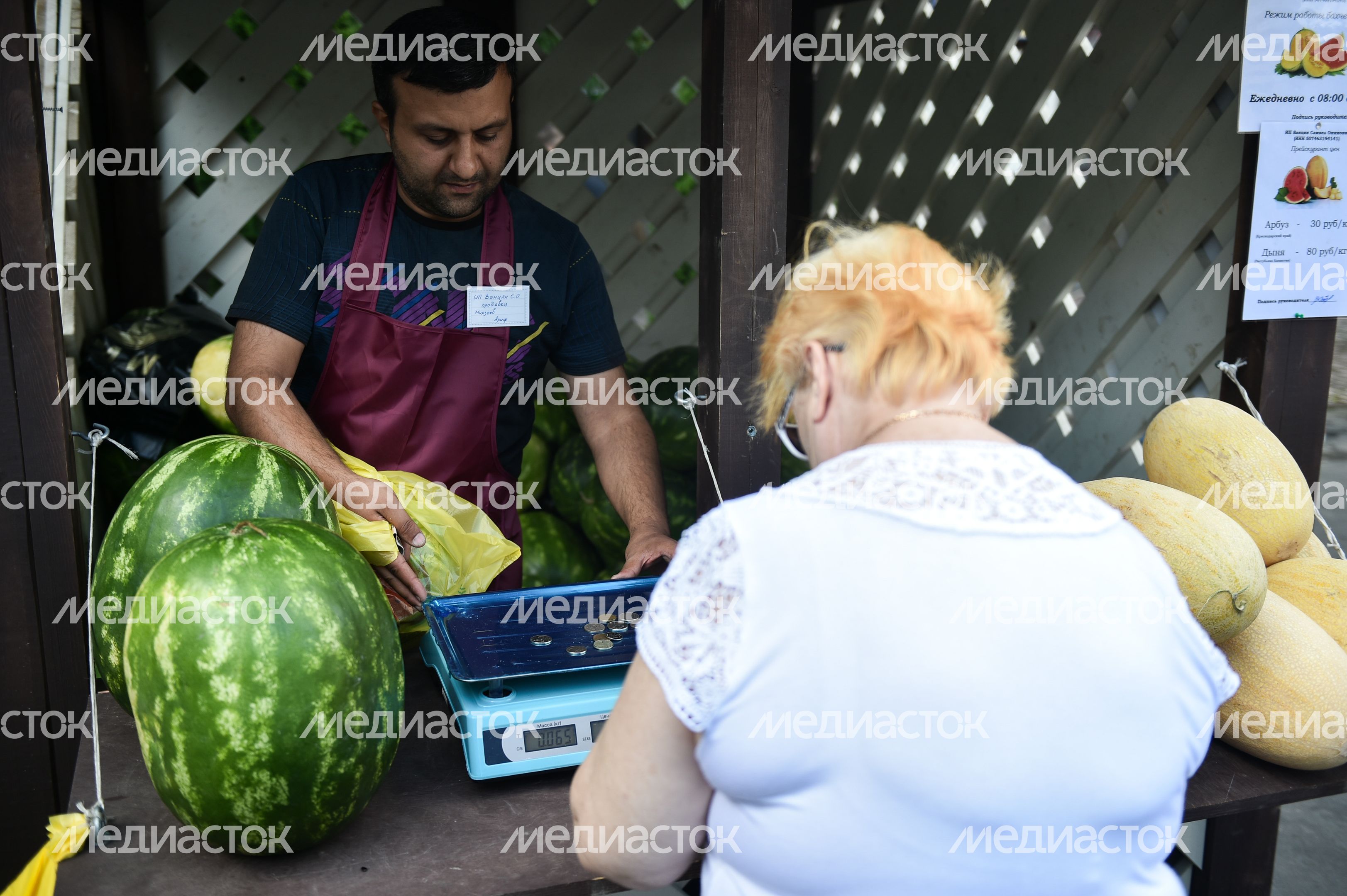 В Москве открыли бахчевой сезон торговли