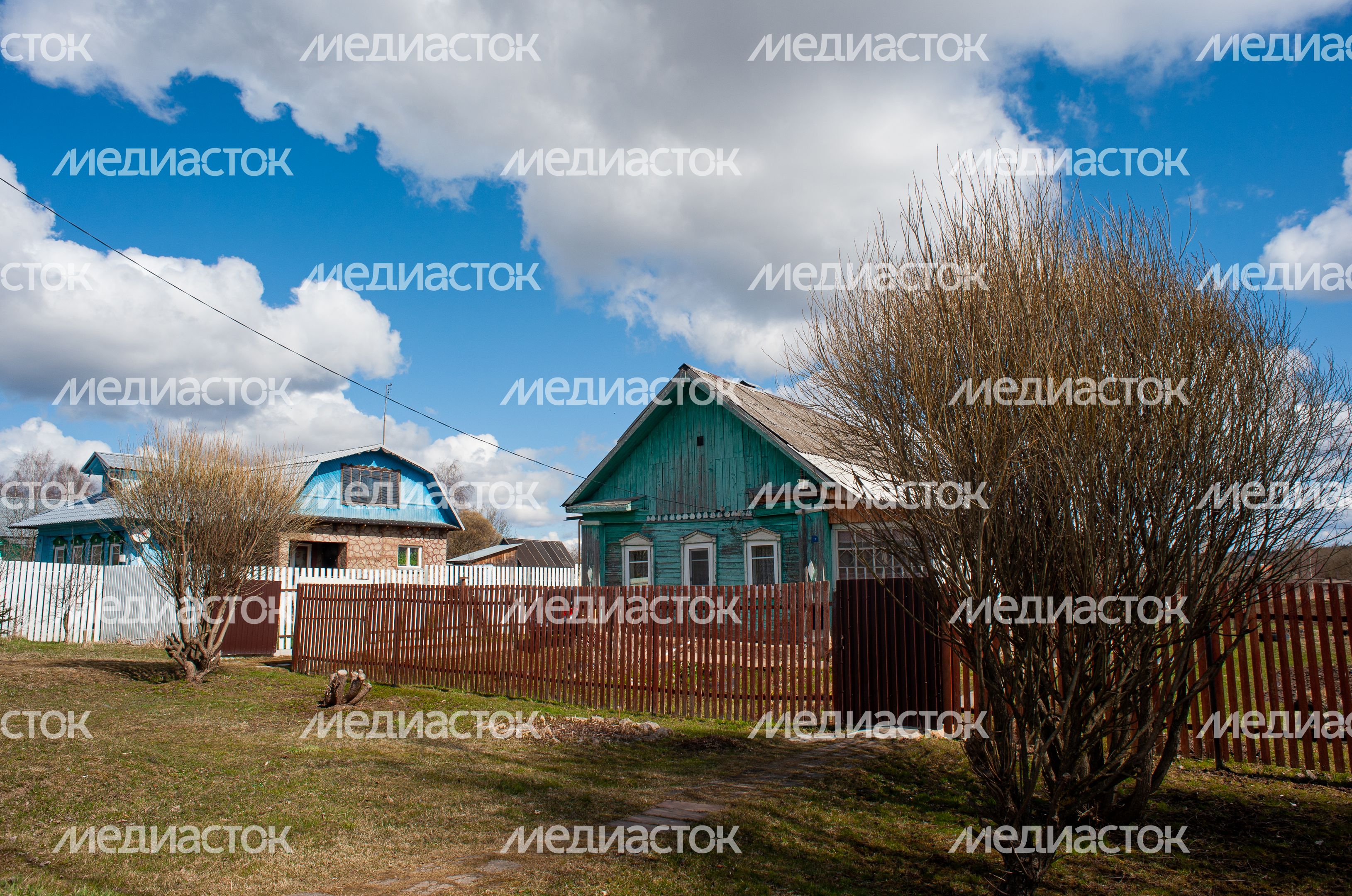 Весенние виды села Якоть