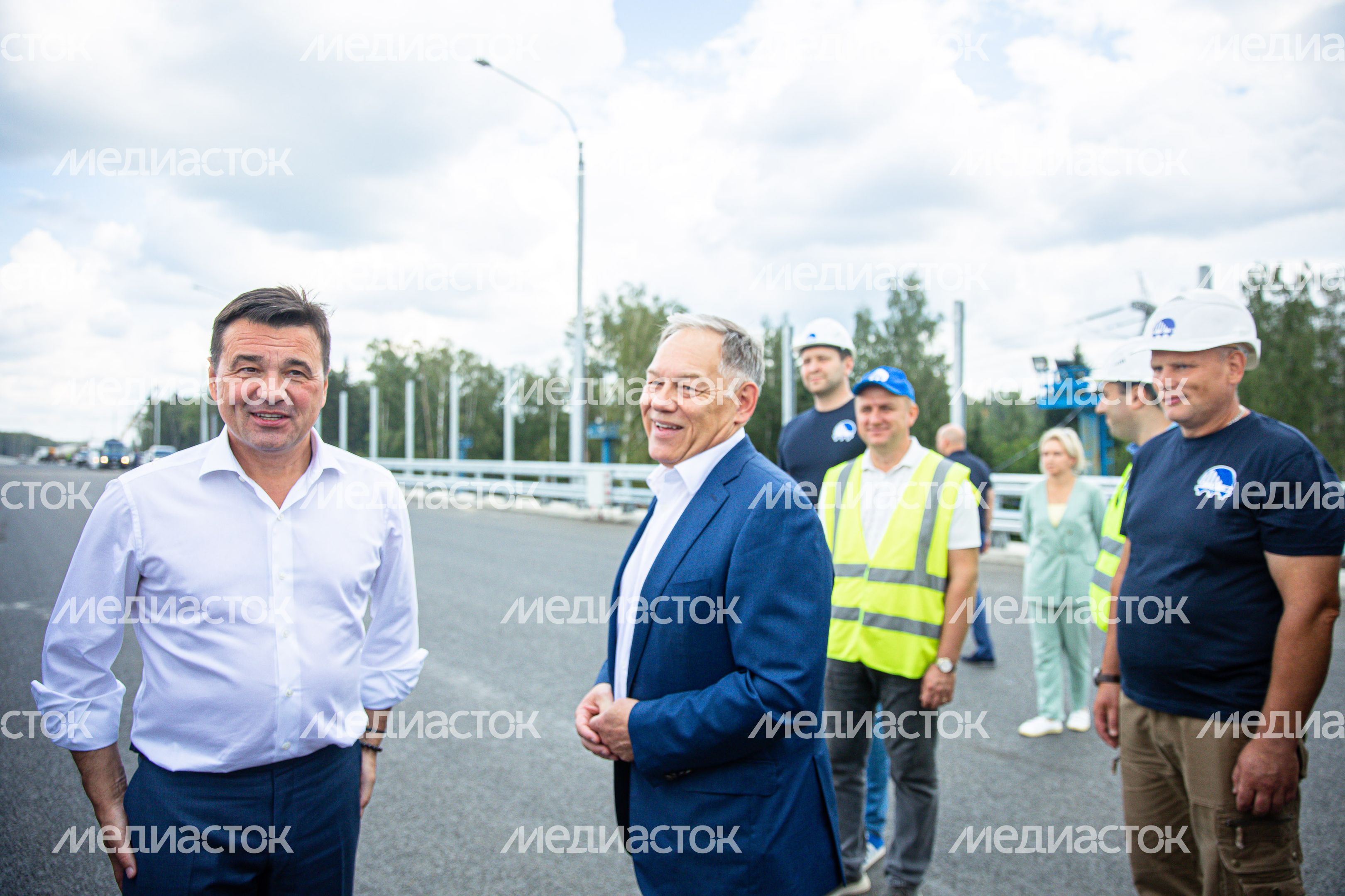 Проверка хода строительства подмосковного участка М-12 «Москва-Казань» Губернатором Подмосковья