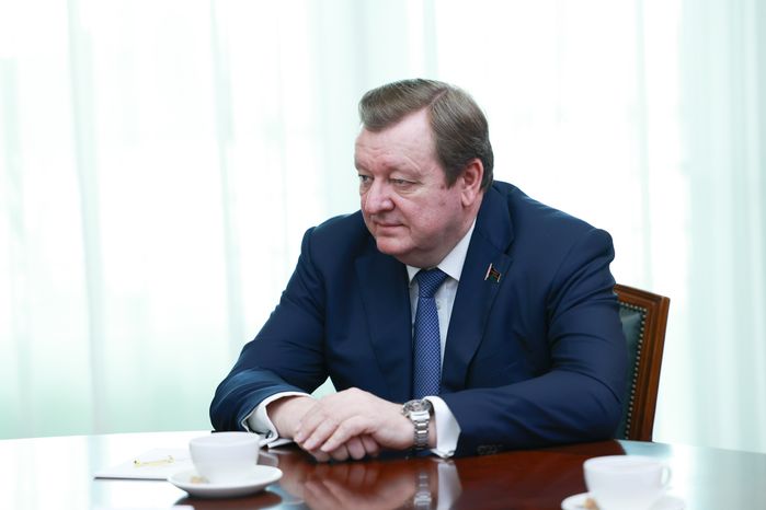 Сергей Алейник на встрече с участниками Межпарламентской комиссии по сотрудничеству России и Белоруссии