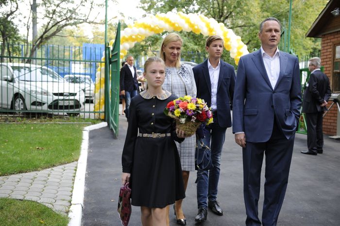 День знаний в Ломоносовской школе в Москве