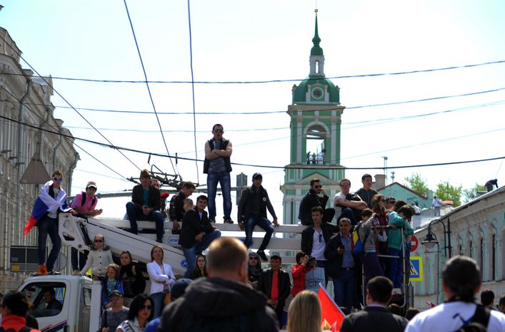 Парад Победы на Красной площади в Москве