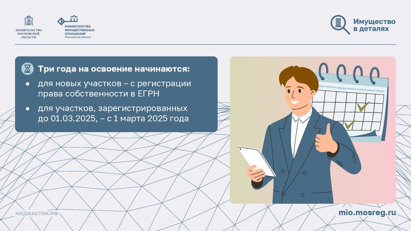 Освоение участка за 3 года горизонталь 06