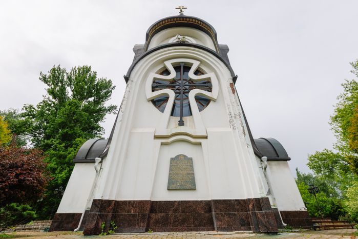 Часовня Александра Невского в парке Победы Королева