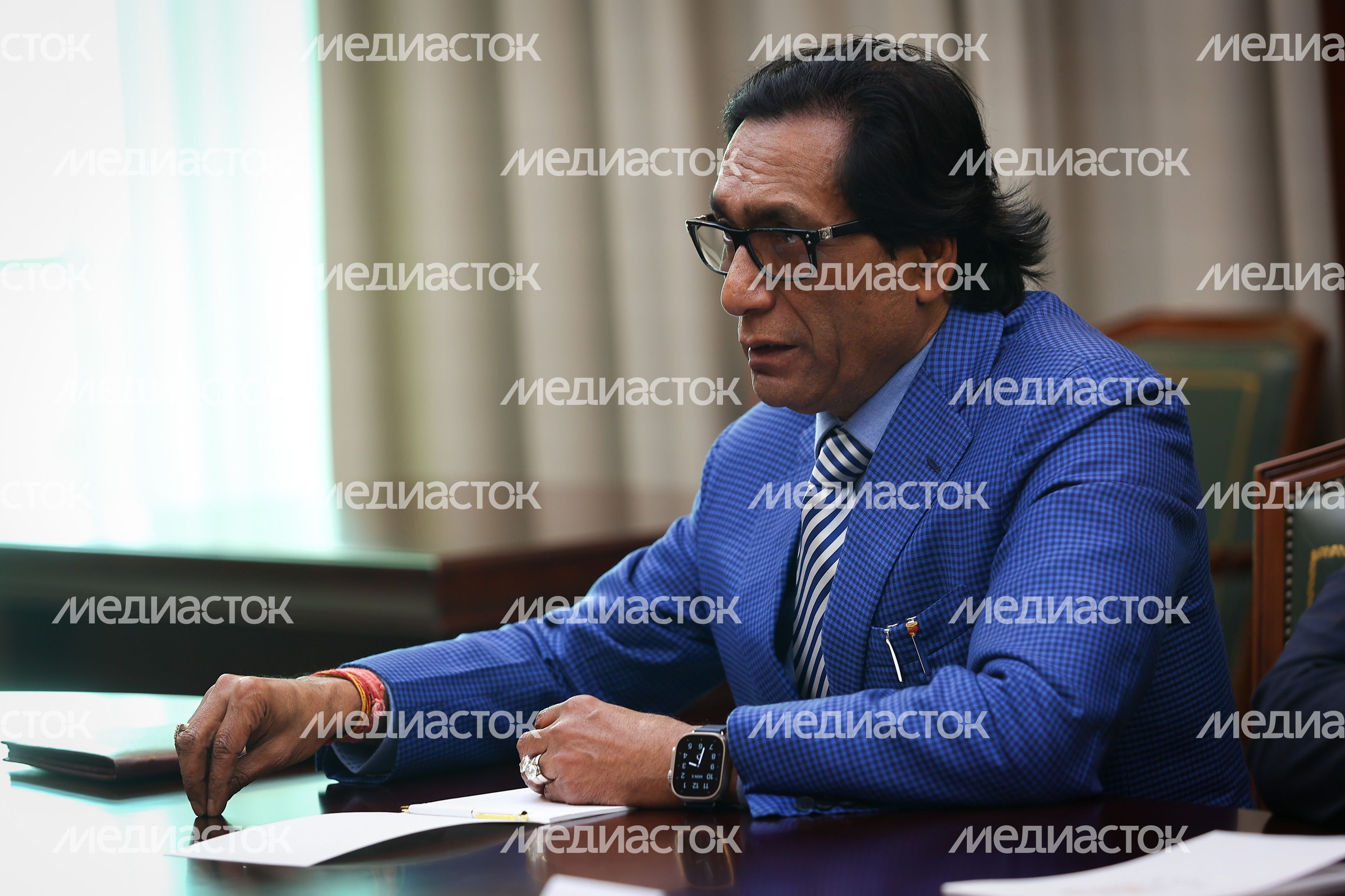 Встреча Губернатора Подмосковья с управляющим директором «Uflex Group» Ашоком Чатурведи