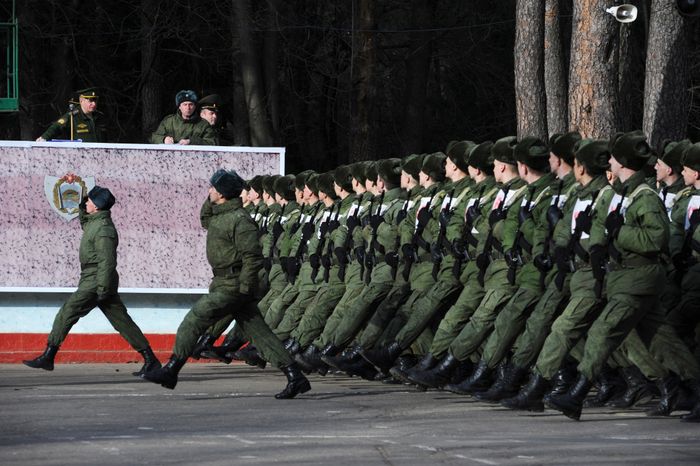 Репетиция парада Победы в Серпухове
