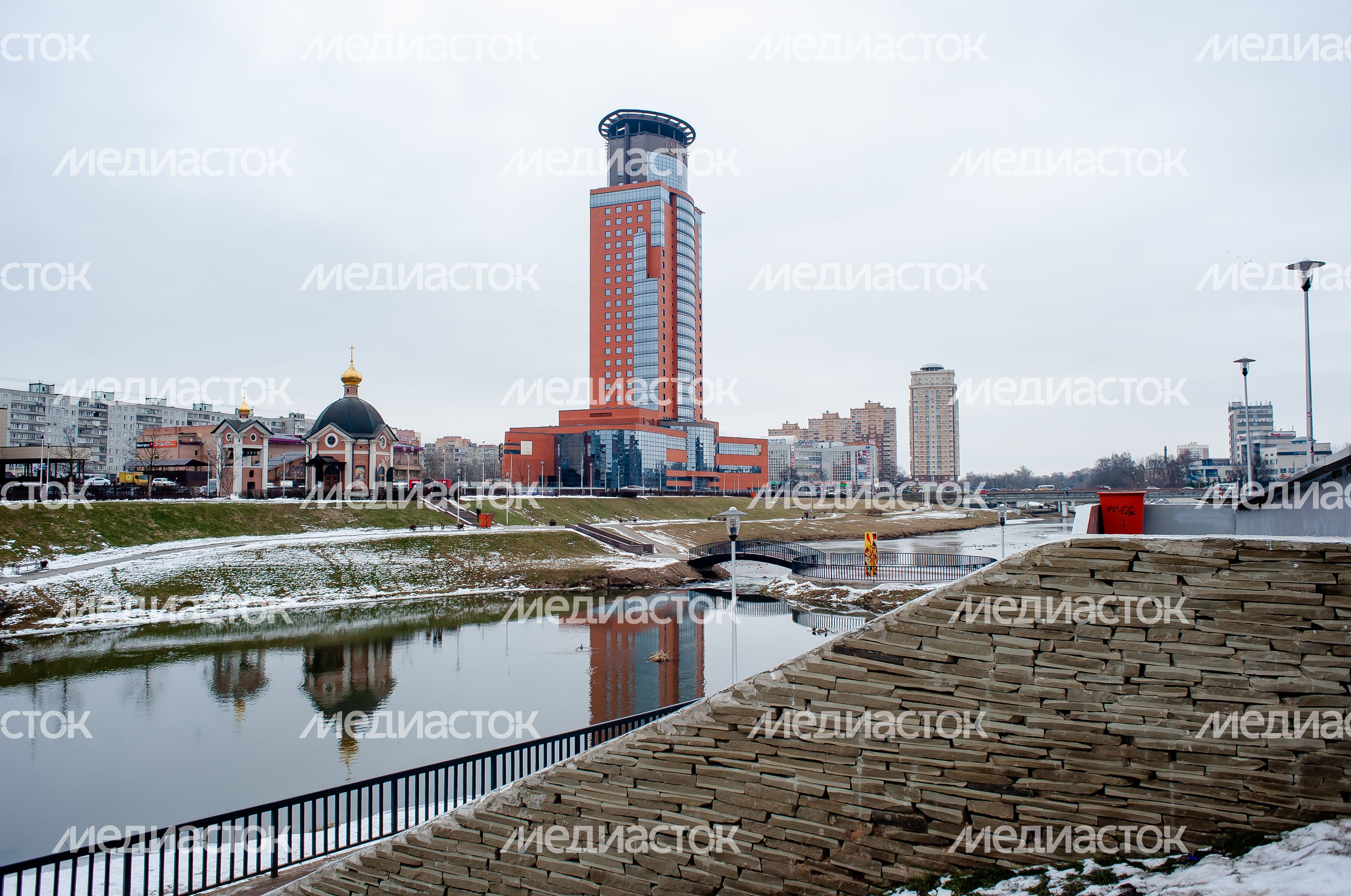 Зимние виды города Щелково