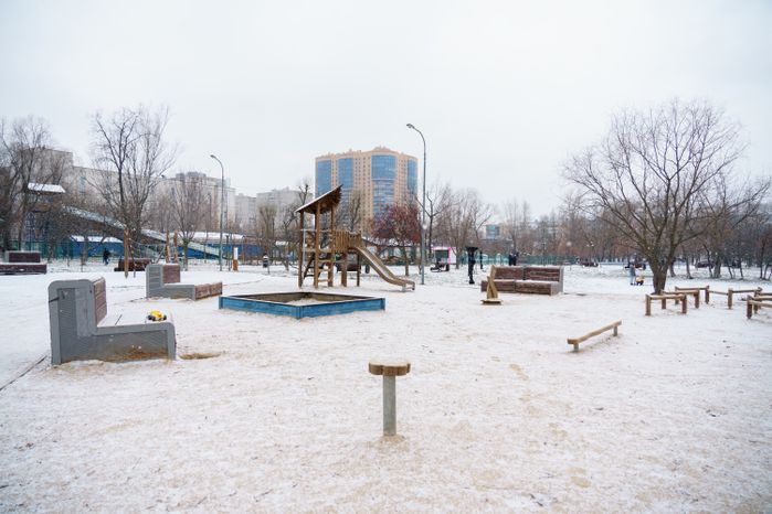 Реутов. Парк культуры и отдыха «Центральный парк». Зима