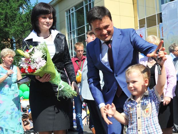 Андрей Воробьев на Дне защиты детей