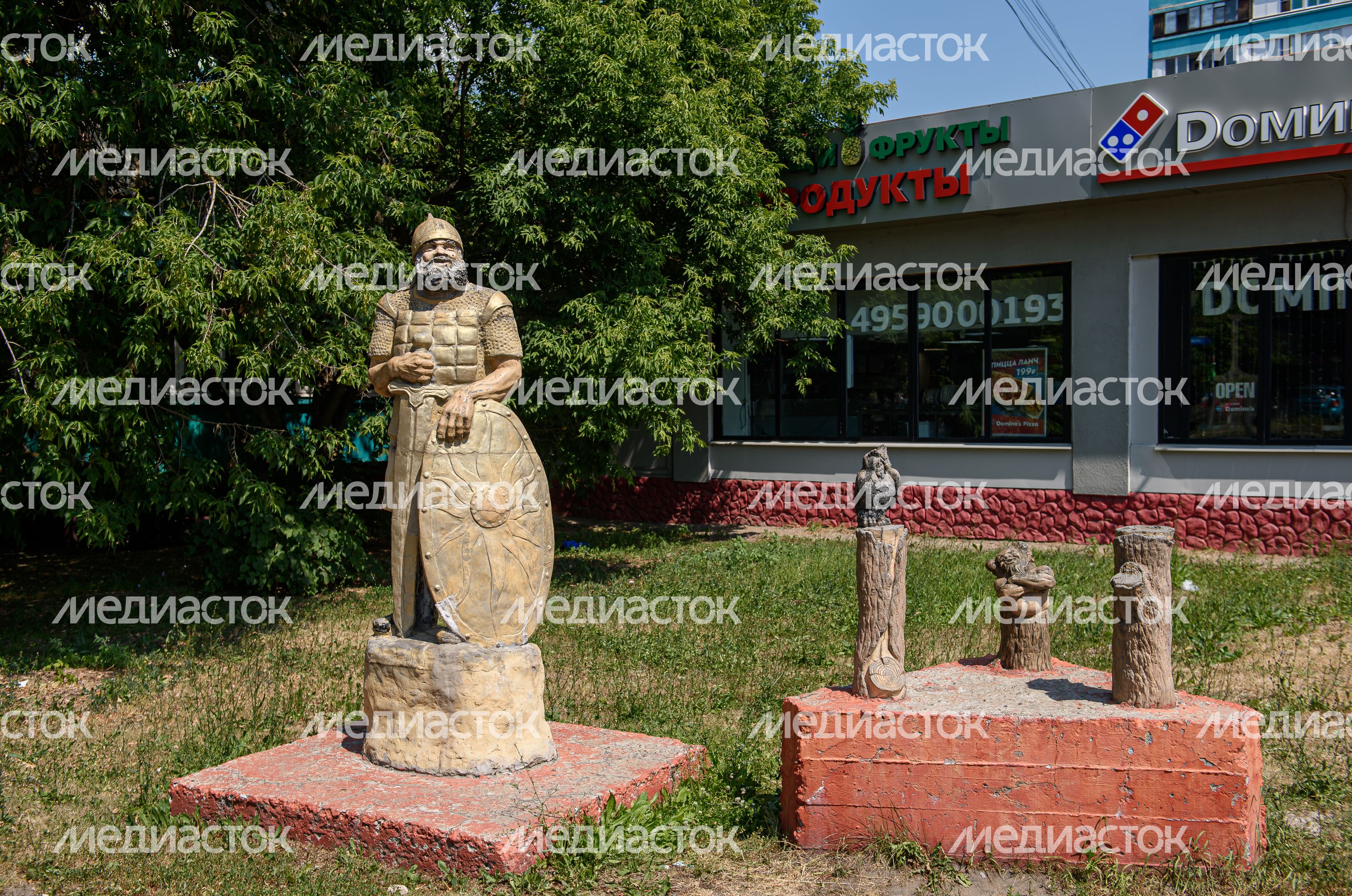 Летние виды скульптур в Раменском