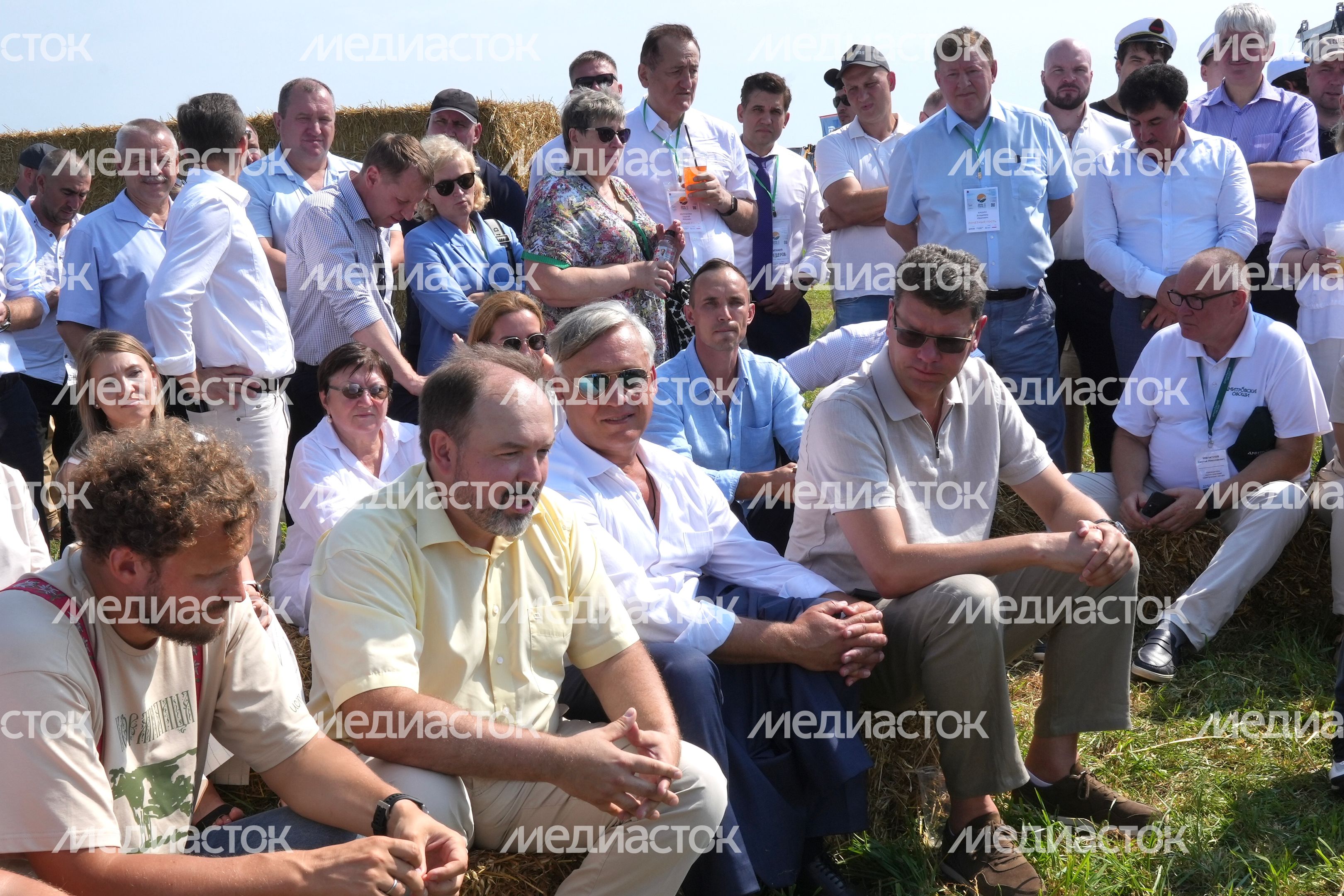 Денис Кравченко на агропромышленной выставке "День поля Московской области"