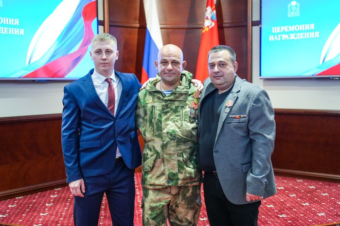 Награждение бойцов подразделений БАРС